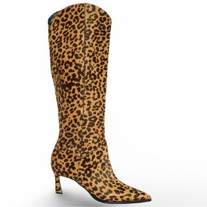 Steve Madden Leopard Print Heeled Boots